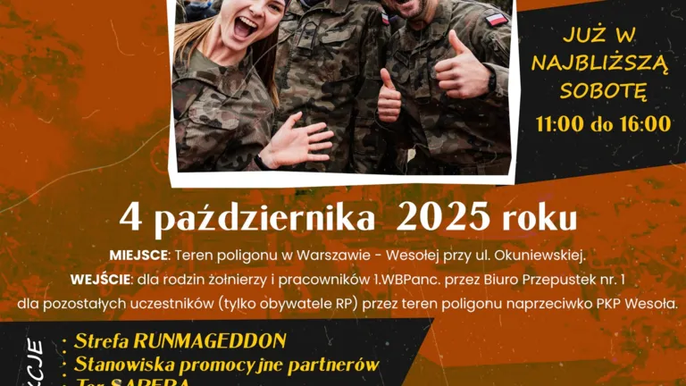 Runmageddon i Dzień Otwartych Koszar 1. Warszawskiej Brygady Pancernej w Wesołej