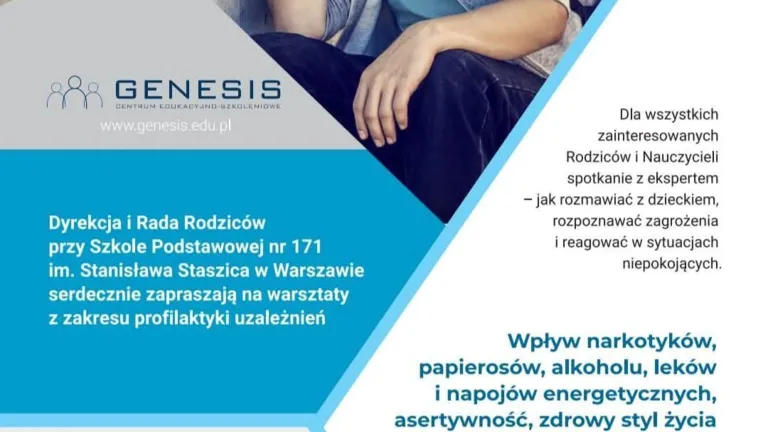 Bezpłatne warsztaty profilaktyczne o uzależnieniach dla rodziców i opiekunów