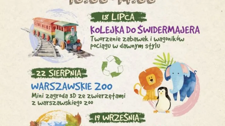 Warsztaty rodzinne Eko Sobótki: Łazienki Królewskie jesienią – malarstwo i kolaż