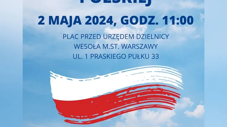 Wesoła w barwach narodowych – obchody Dnia Flagi Rzeczypospolitej Polskiej