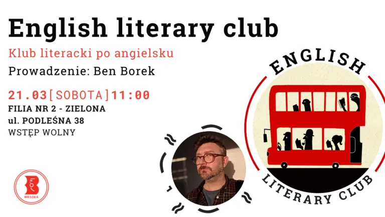 English literary club – sąsiedzki klub literatury angielskiej dla miłośników książek