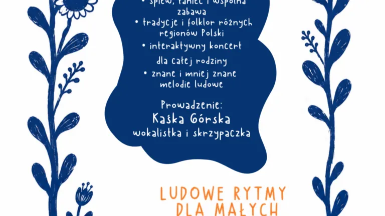 Folkowy koncert dla dzieci – muzyka ludowa i zabawy dla najmłodszych