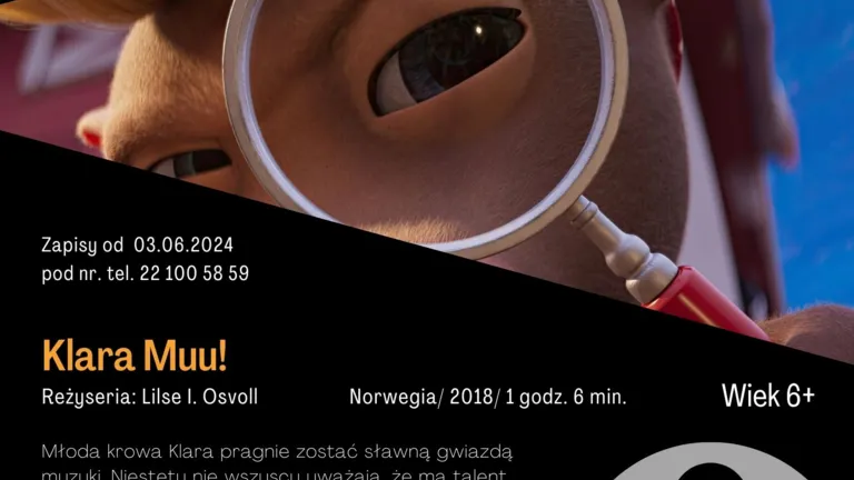 Kino Pogodna zaprasza na projekcję filmu animowanego 'Klara Muu'