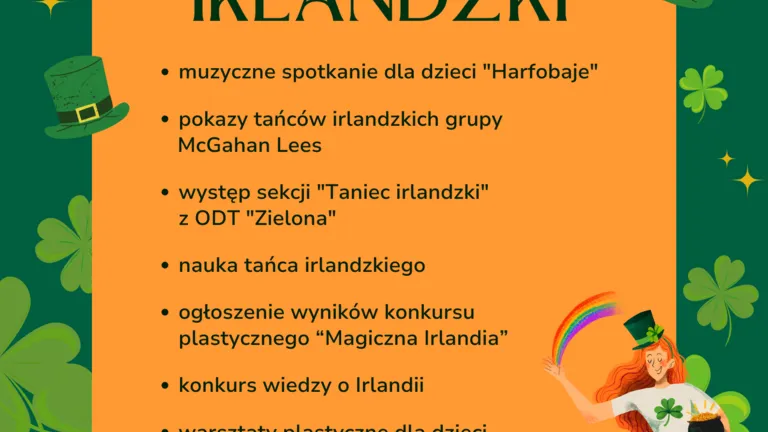 Magiczny Dzień Irlandzki w Ośrodku Działań Twórczych 'Zielona'