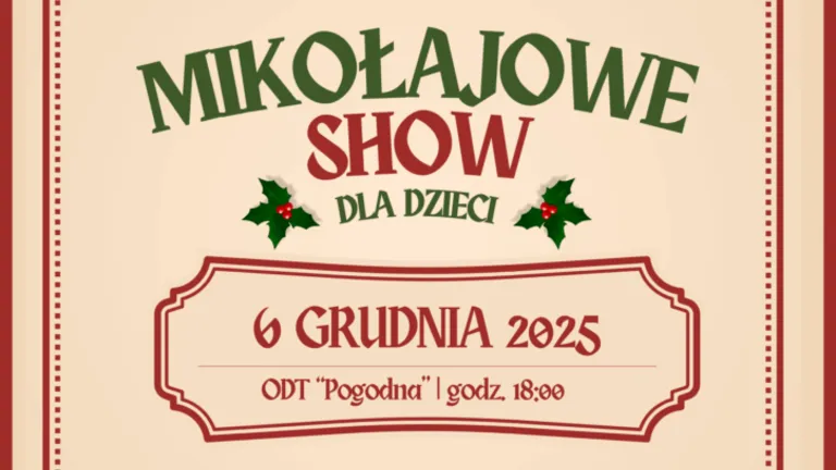 Mikołajowe Show – interaktywny program artystyczny dla rodzin z udziałem Świętego Mikołaja