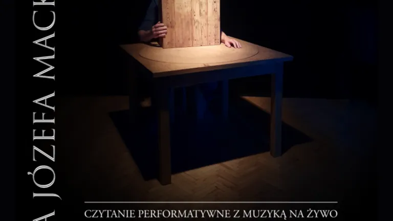 Performatywne czytanie "Ponary – baza" Józefa Mackiewicza z muzyką na żywo
