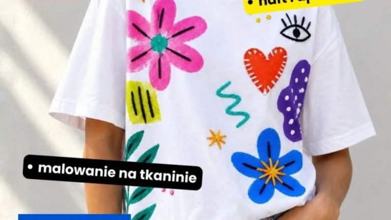 Malowanie i haft na ubraniach. Sobotnie warsztaty DIY w WCK Anin