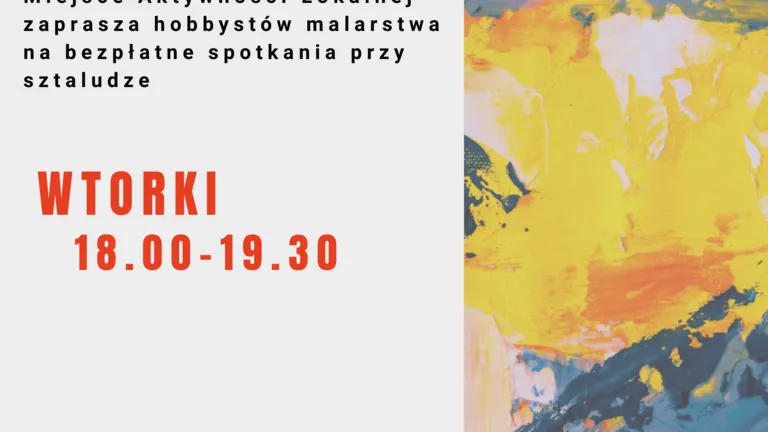 Twórcze spotkania przy sztaludze w Pracowni Pędzla i Ołówka