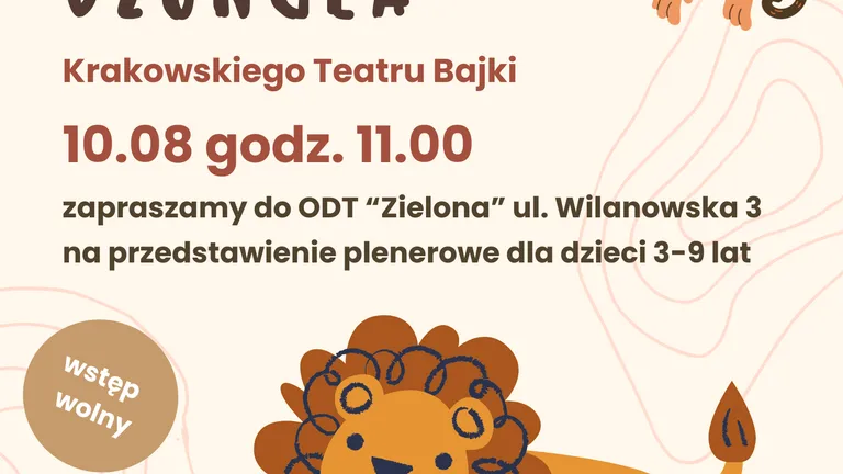 Przedstawienie „Wymieciona Dżungla” w ODT Zielona - Rozrywka dla Dzieci i Dorosłych
