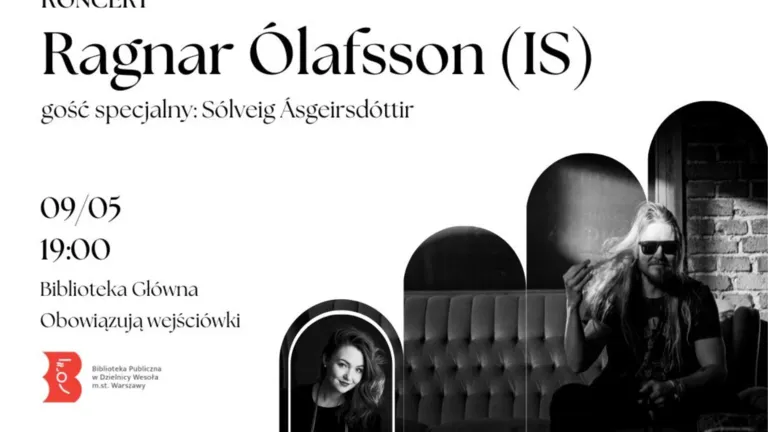 Ragnar Ólafsson z nową płytą w Bibliotece Publicznej w Wesołej