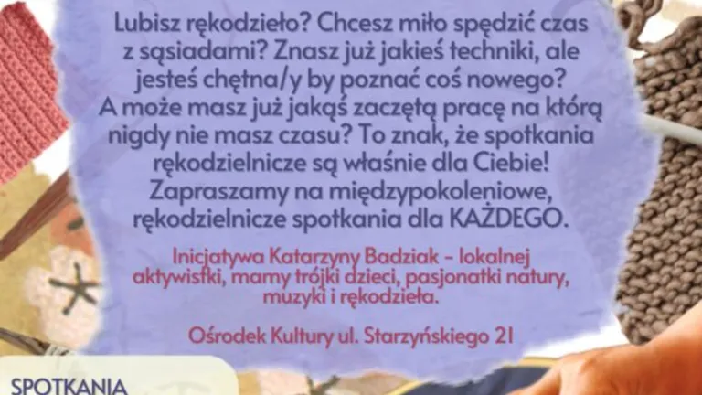 Rękodzielnicze Poniedziałki w Wesołej!