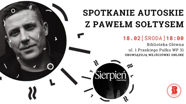 Spotkanie autorskie z Pawłem Sołtysem (Pablopavo) w Bibliotece w Wesołej