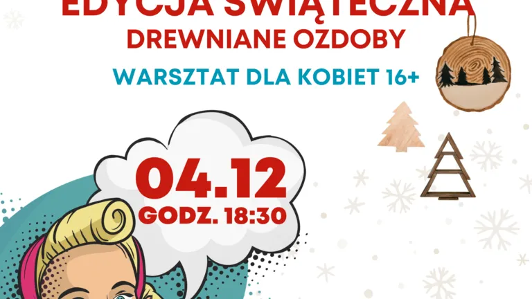Świąteczna edycja warsztatów stolarskich „A Wióry Lecą!” dla kobiet 16+