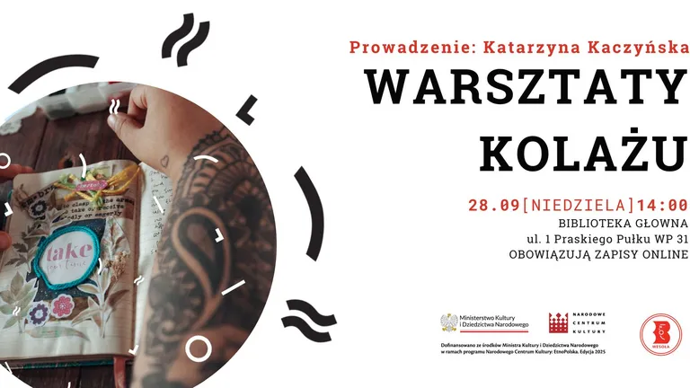 Warsztaty kolażu z Katarzyną Kaczyńską – kreatywne spotkanie inspirowane historią Wesołej