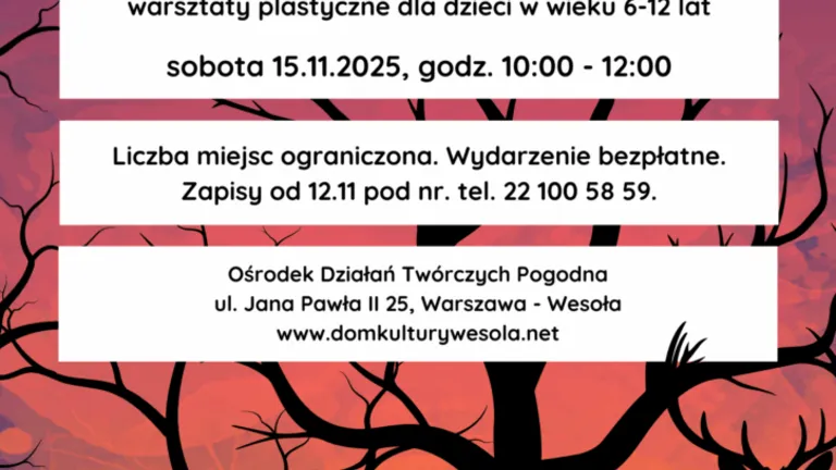 Warsztaty plastyczne „Pod słońce” z cyklu Pogodne Rysowanki dla dzieci 6-12 lat