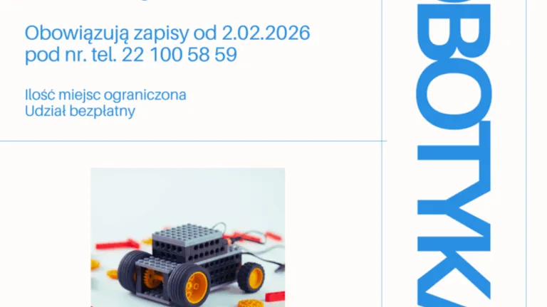 Warsztaty z robotyki LEGO dla dzieci w wieku 9–12 lat