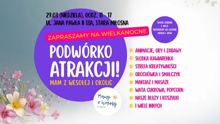 Wielkanocne Charytatywne Podwórko Atrakcji Mam z Wesołej i okolic