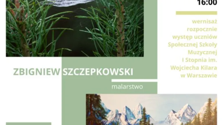 Wystawa fotografii i malarstwa studentów Uniwersytetu Trzeciego Wieku w Wesołej