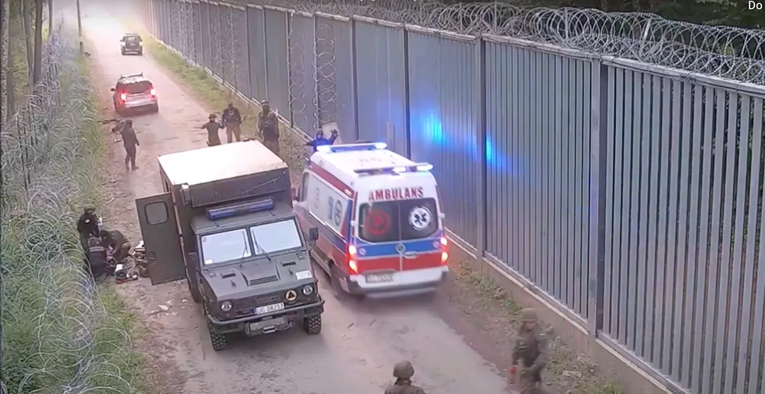 Zdjęcia do artykułu Żołnierz z Wesołej raniony na granicy przez imigranta