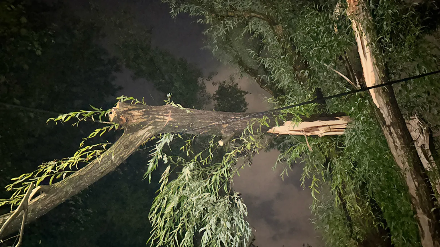 Zdjęcia do artykułu Nagła Burza nad Wesołą: Zalane Ulice i Przerwy w Dostawie Prądu [ZDJĘCIA]