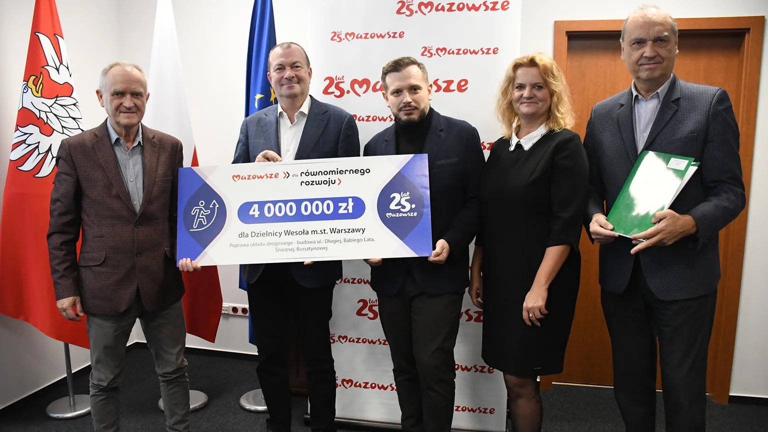 Nowe inwestycje drogowe w Wesołej dzięki wsparciu Samorządu Mazowsza