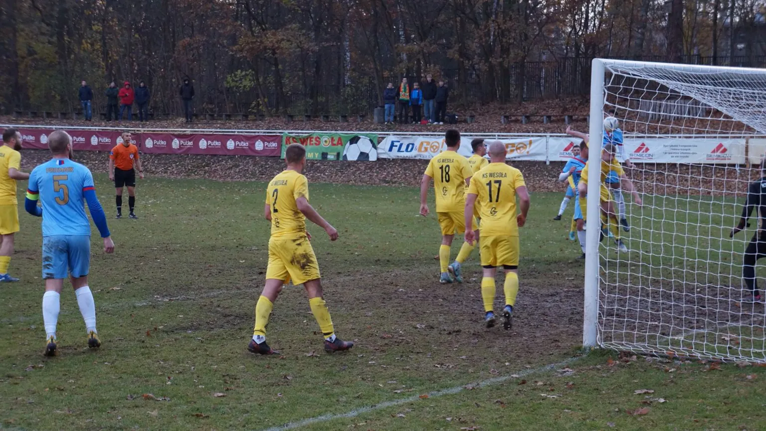 Remis na zakończenie rundy jesiennej: KS Wesoła 2:2 ŁKS Promnik Łaskarzew
