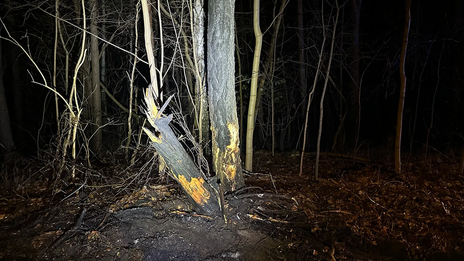 Wypadek na ulicy Czecha w Wawrze: samochód w ogniu