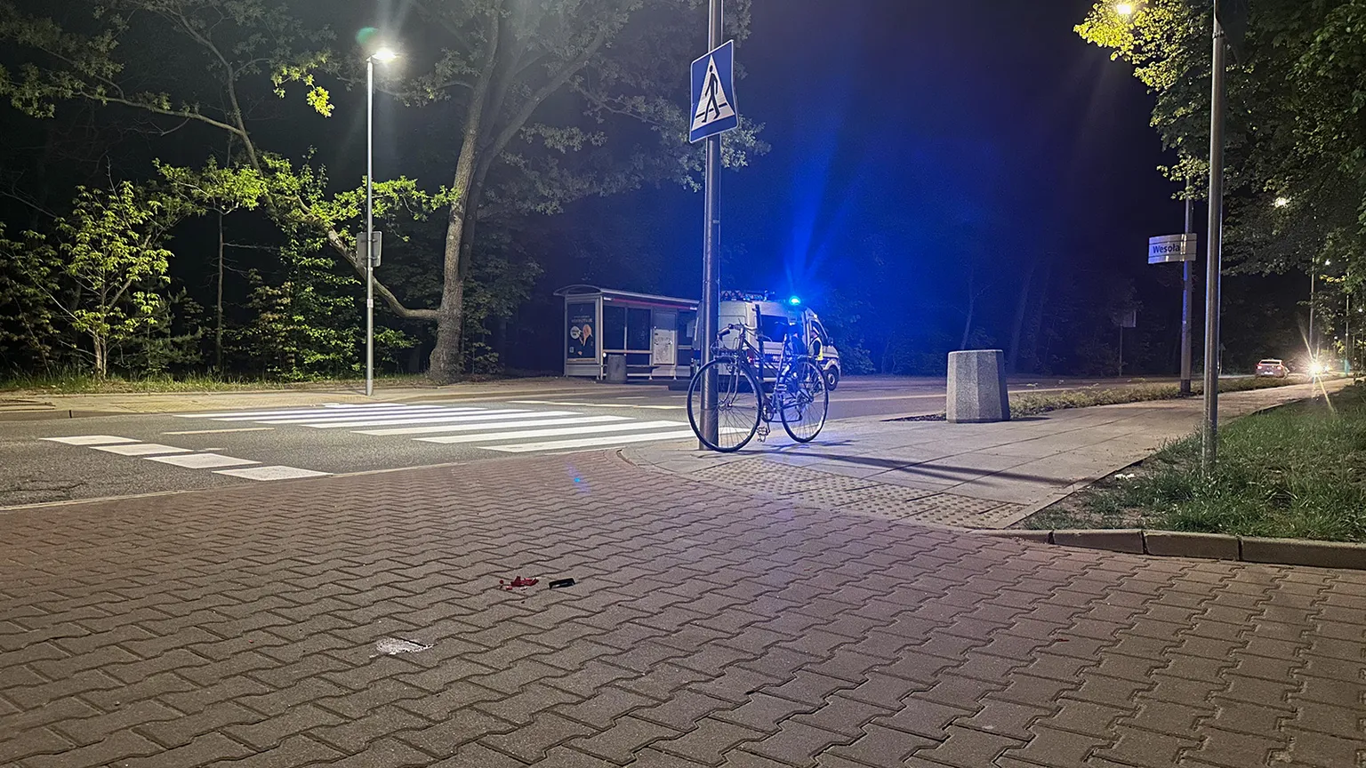 Zdarzenie przy ul. Wspólnej – rowerzystka trafiła do szpitala