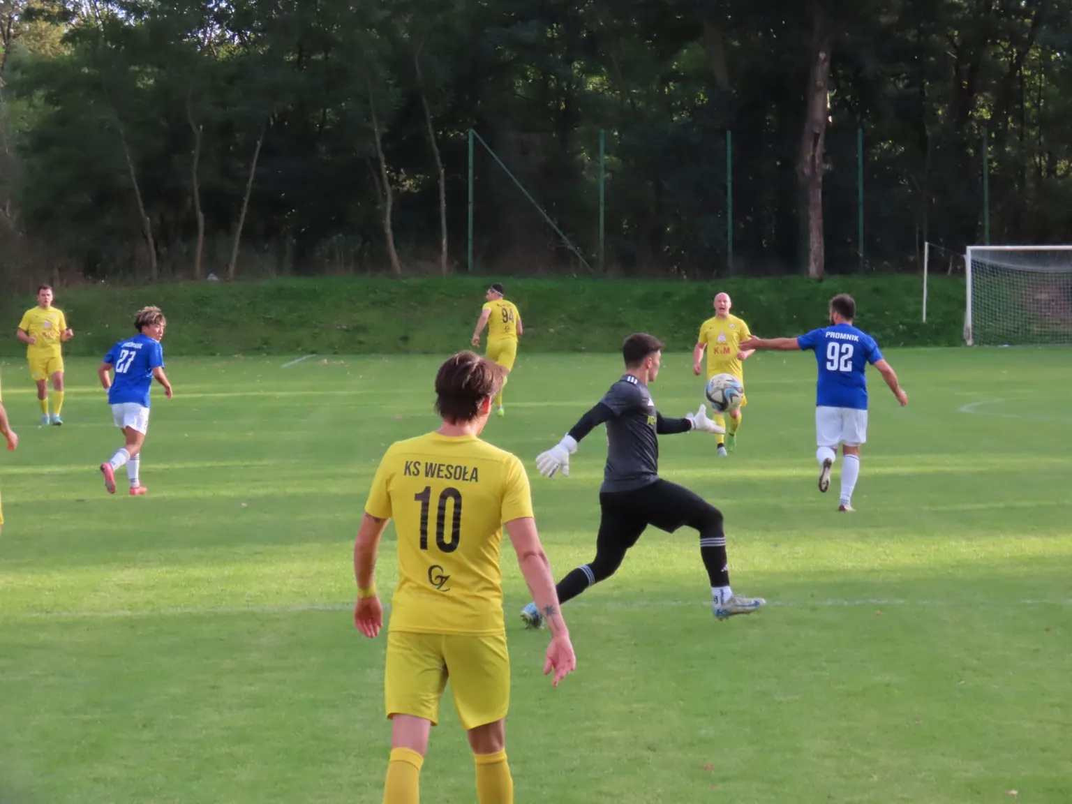 KS Wesoła wygrywa z ŁKS Promnik Łaskarzew 4:2 w emocjonującym meczu