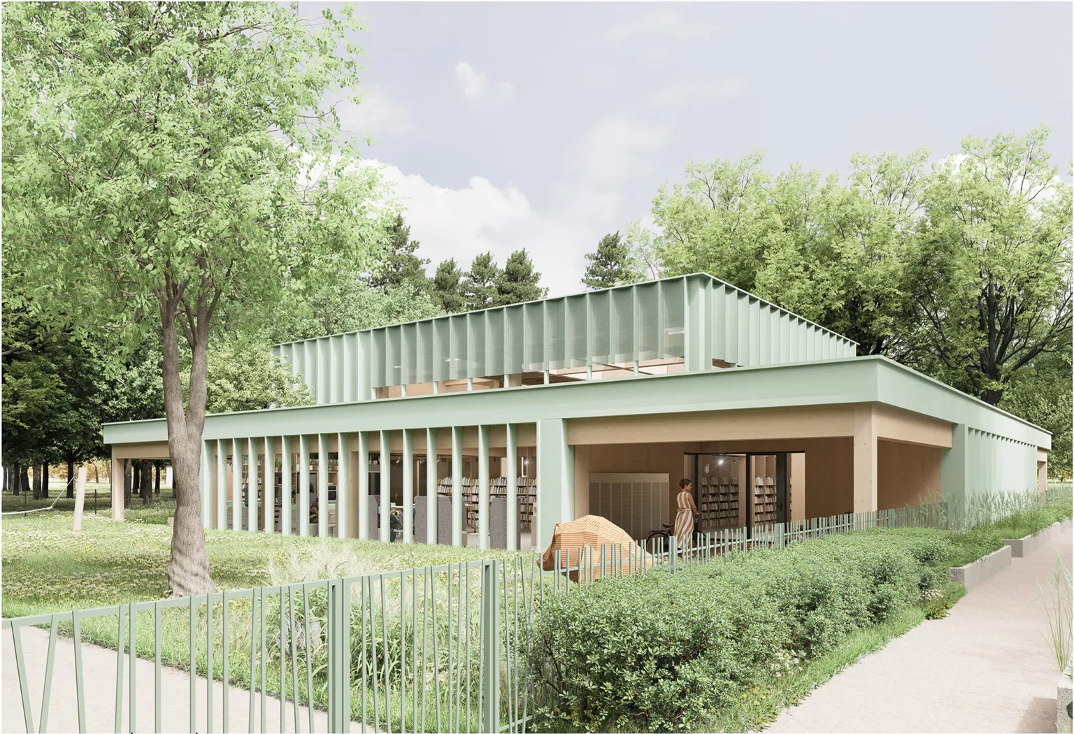 I nagroda - widok na wejście główne