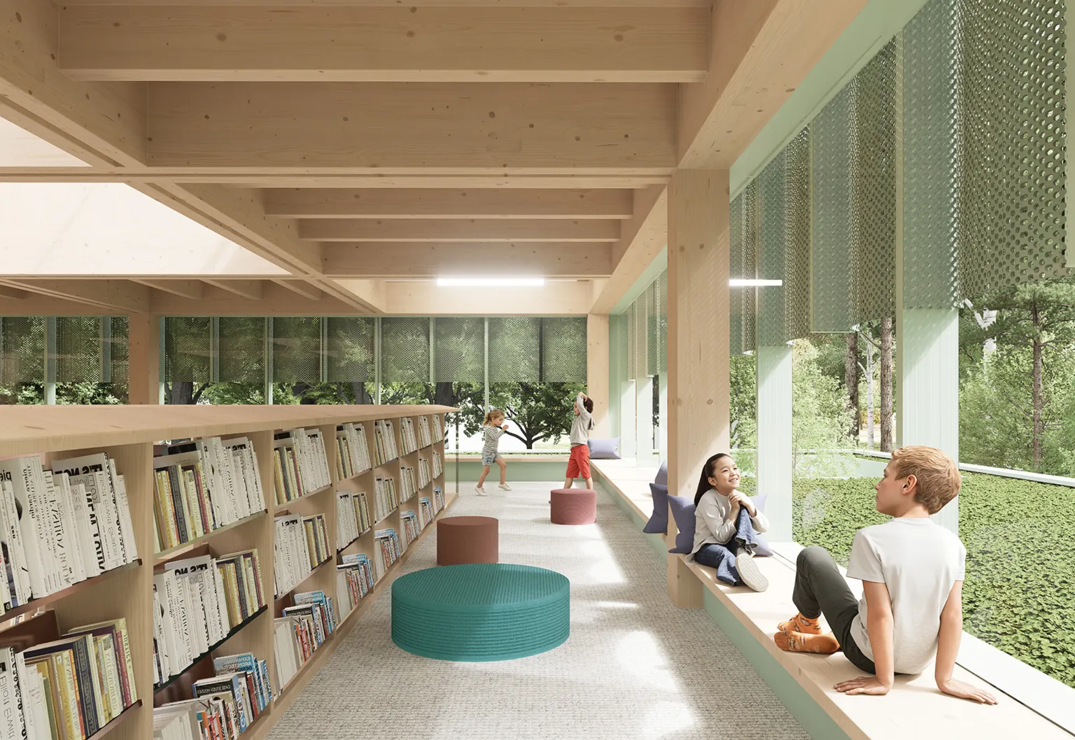 I nagroda - widok na antresolę - część dla dzieci