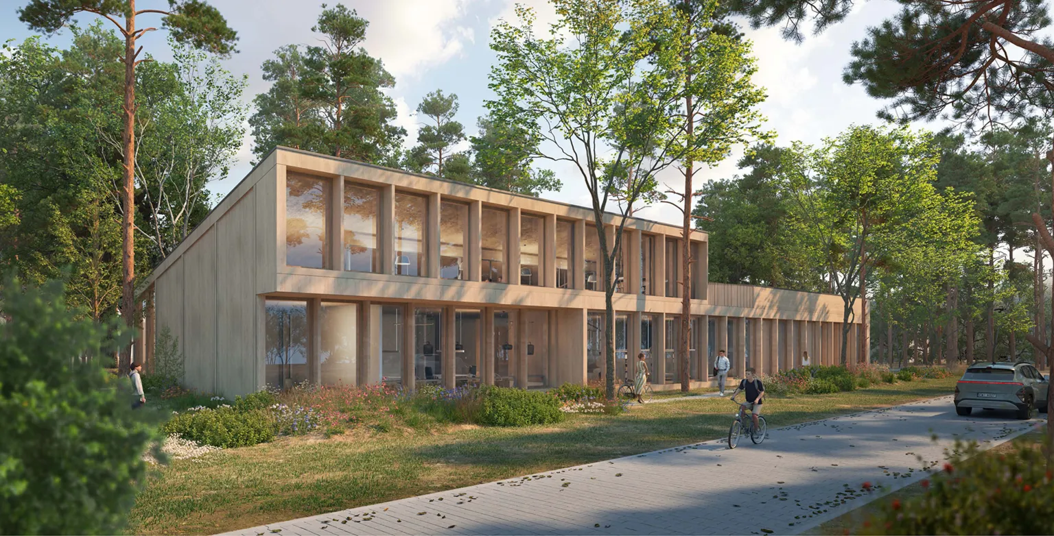 Wyróżnienie - widok na bibliotekę