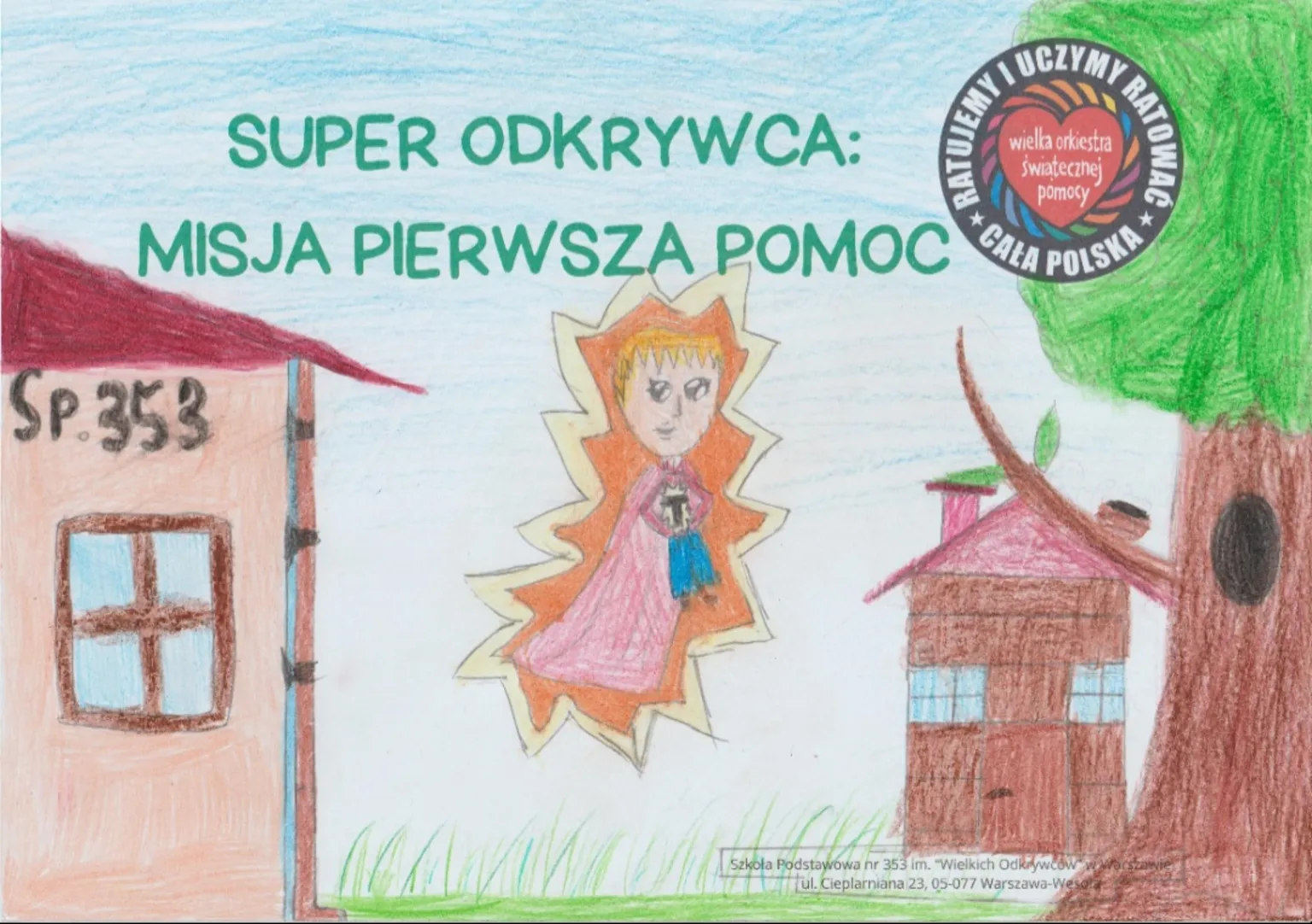 SP353 jedyną warszawską szkołą w finale konkursu "Ratujemy i Uczymy Ratować"
