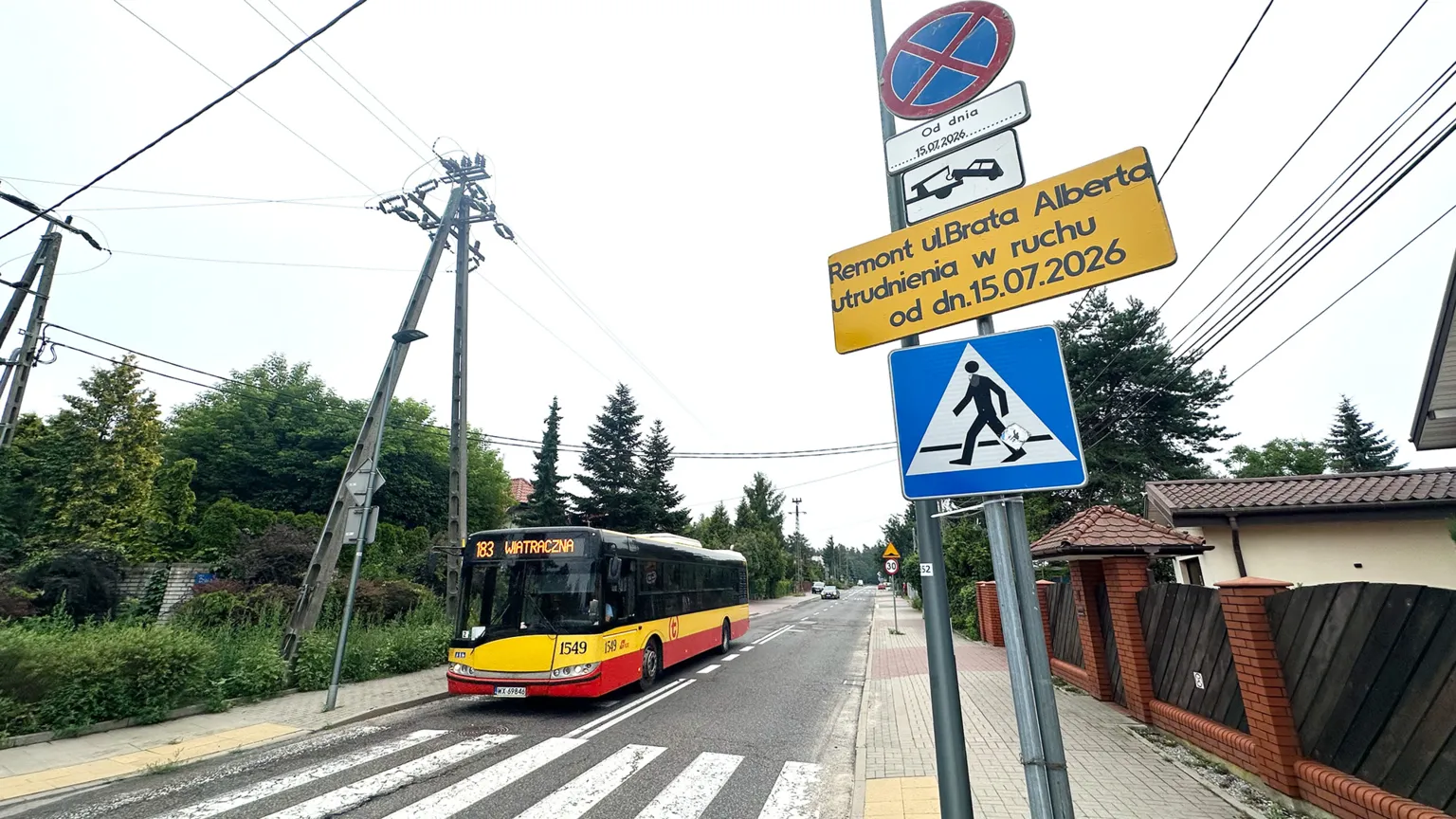 Brata Alberta zamknięta od 15 lipca. Po remoncie 30 km/h na całej ulicy