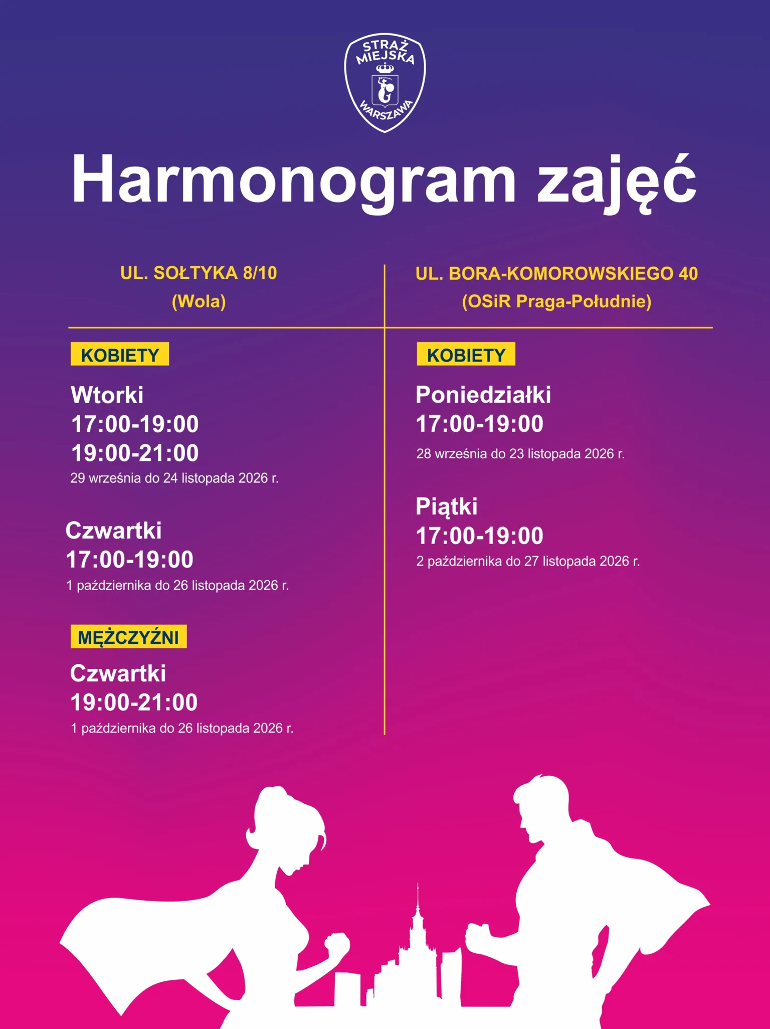 Wolne miejsca na kursach samoobrony Straży Miejskiej. Zapisy w środę i czwartek
