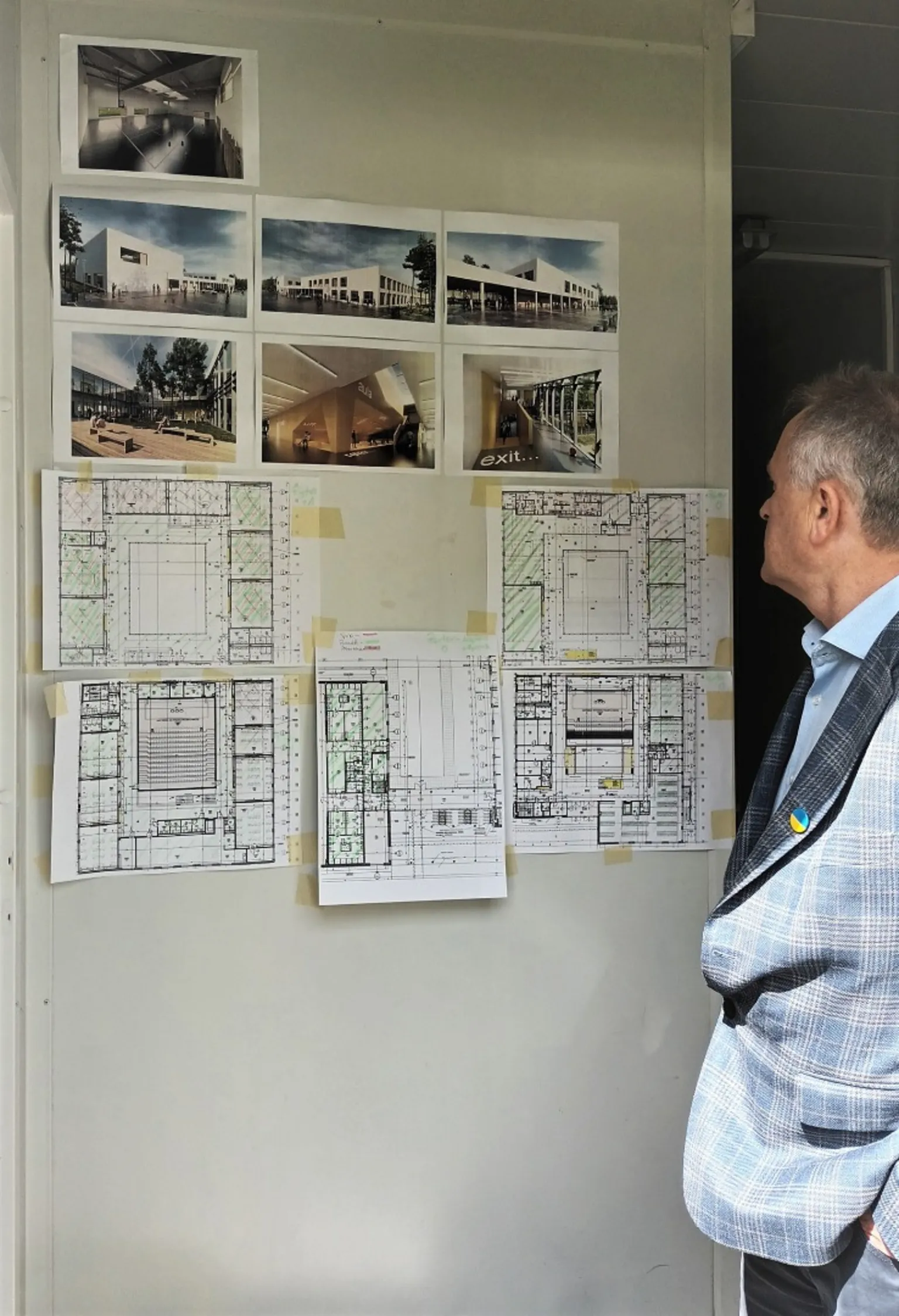 Postępy budowy nowoczesnego liceum w Wesołej