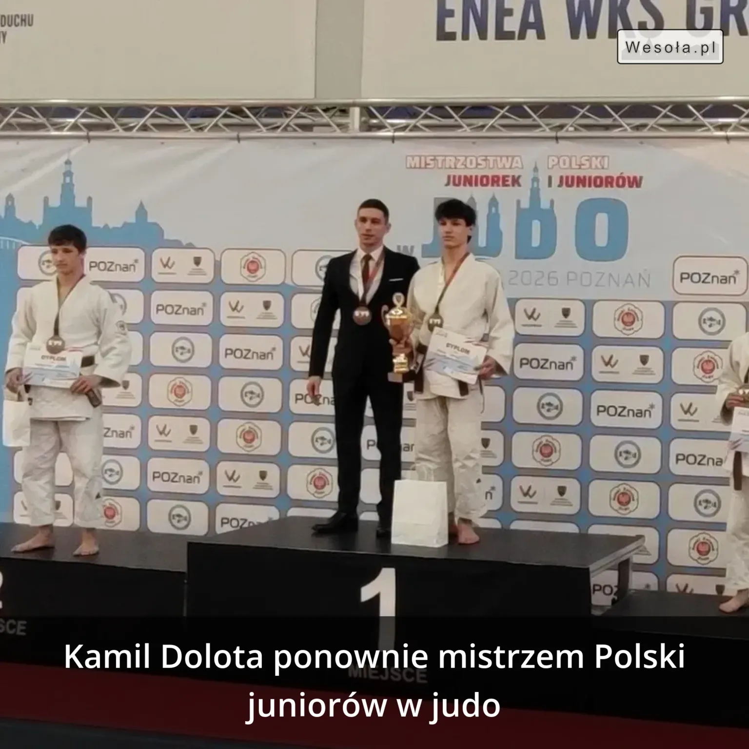 Kamil Dolota ponownie mistrzem Polski juniorów w judo | Wesoła.pl