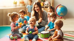 Zdjęcie do artykułu Ośrodek Kultury w Wesołej – Co nowego w ofercie zajęć dla dzieci 0-4 lata?