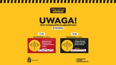 Zdjęcie do artykułu Syreny alarmowe zawyją o 11:00 i 12:00 – ćwiczenia systemu ostrzegania w Warszawie