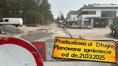 Zdjęcie do artykułu Rozpoczęcie przebudowy ulicy Długiej w Wesołej – zmiany w organizacji ruchu