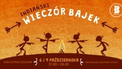 Indiański Wieczór Bajek dla dzieci i rodzin w Bibliotece w Zielonej
