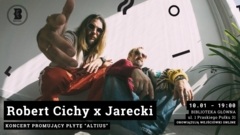 Koncert akustyczny Robert Cichy x Jarecki promujący album "Altius" w bibliotece