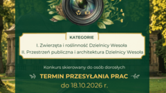 Konkurs fotograficzny „Wesoła w obiektywie”, plakat