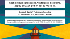 Zdjęcie do artykułu Warsztaty plastyczne dla dzieci: Latarnia morska z cyklu Pogodne Rysowanki