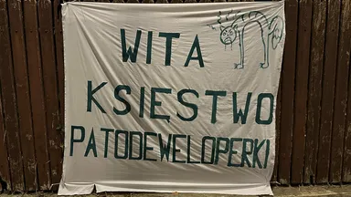 „Pato w urzędzie, pato wszędzie!” - Protest przeciwko patodeweloperce w Starej Miłośnie