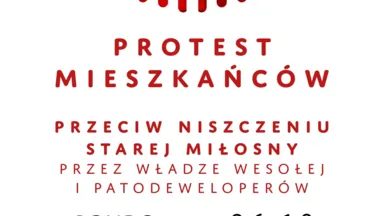 Łapy precz od drzew – Stara Miłosna mówi "NIE" betonowej zabudowie