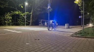 Zdarzenie przy ul. Wspólnej – rowerzystka trafiła do szpitala