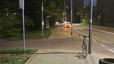 Zdarzenie przy ul. Wspólnej – rowerzystka trafiła do szpitala