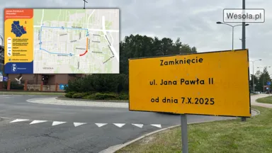Zdjęcie do artykułu Wielki remont ul. Jana Pawła II w Wesołej: co się zmieni i jak wpłynie na codzienne życie mieszkańców?