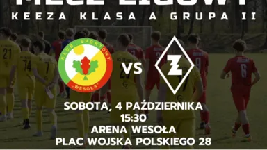 Zdjęcie do artykułu Spotkanie ligowe KS Wesoła z AKS Zły Praga Warszawa w rozgrywkach Klasy A „KEEZA” Grupa 2